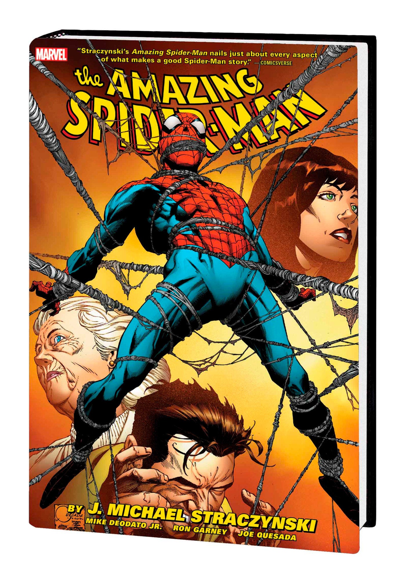 Amazing Spider-Man By J. Michael Straczynski Omnibus Volume 2 Quesada Direct Market Cover