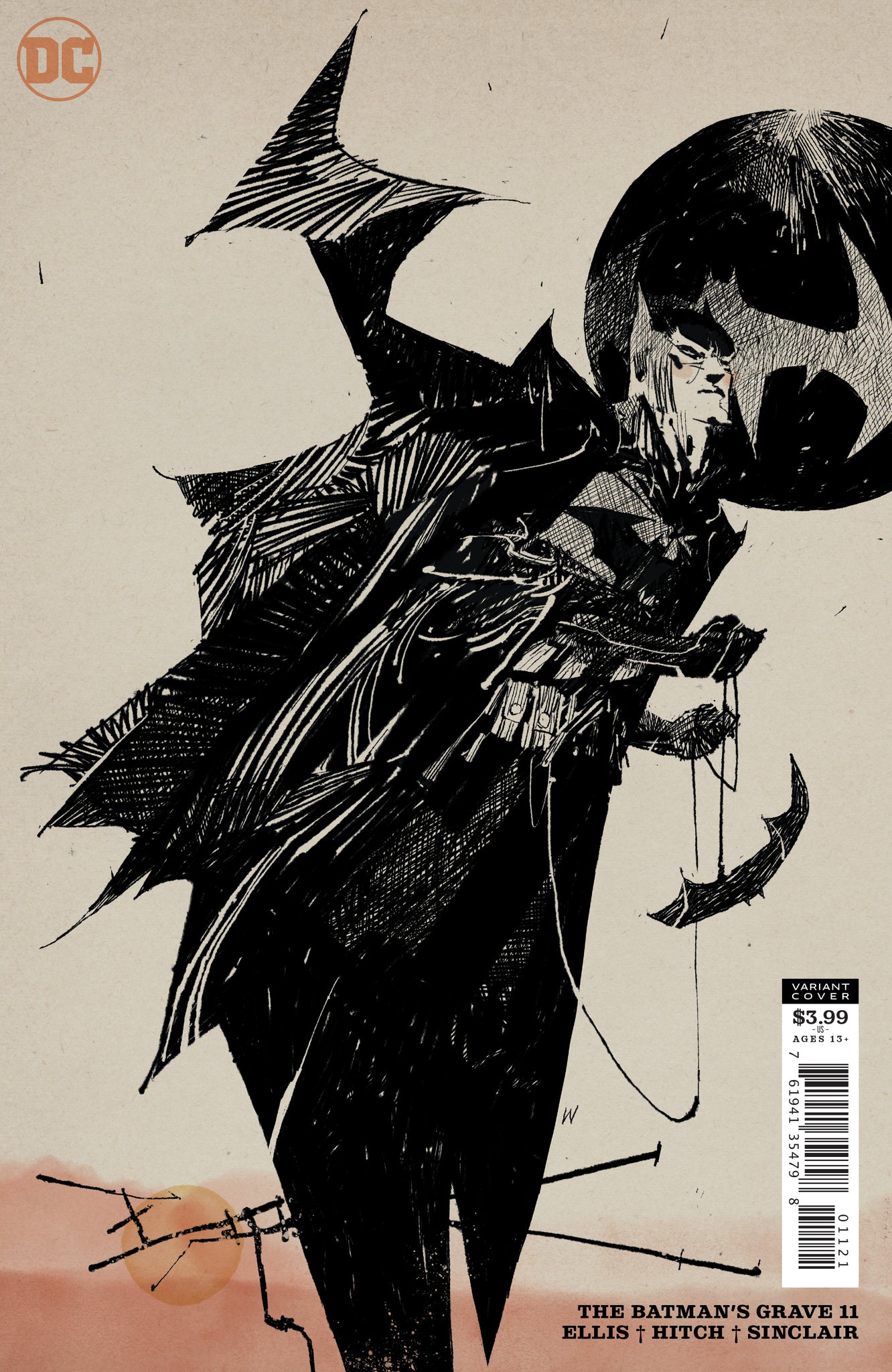Batman's Grave (2019) #11 (of 12) Ashley Wood Cover