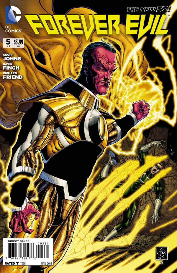 Forever Evil #5 (of 7) Sinestro Variant
