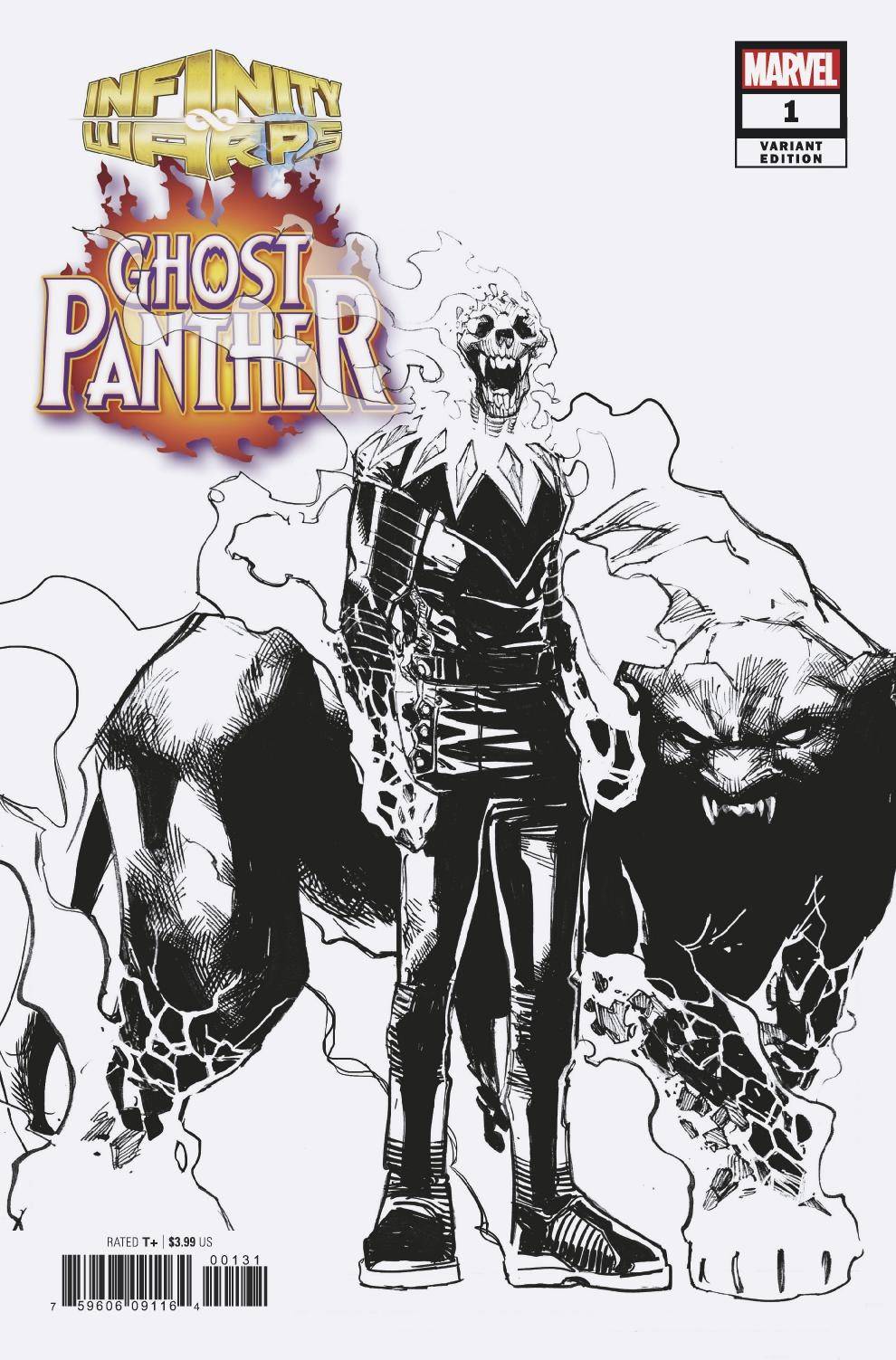 Infinity Wars: Ghost Panther #1 (of 2) Humberto Ramos Design Variant