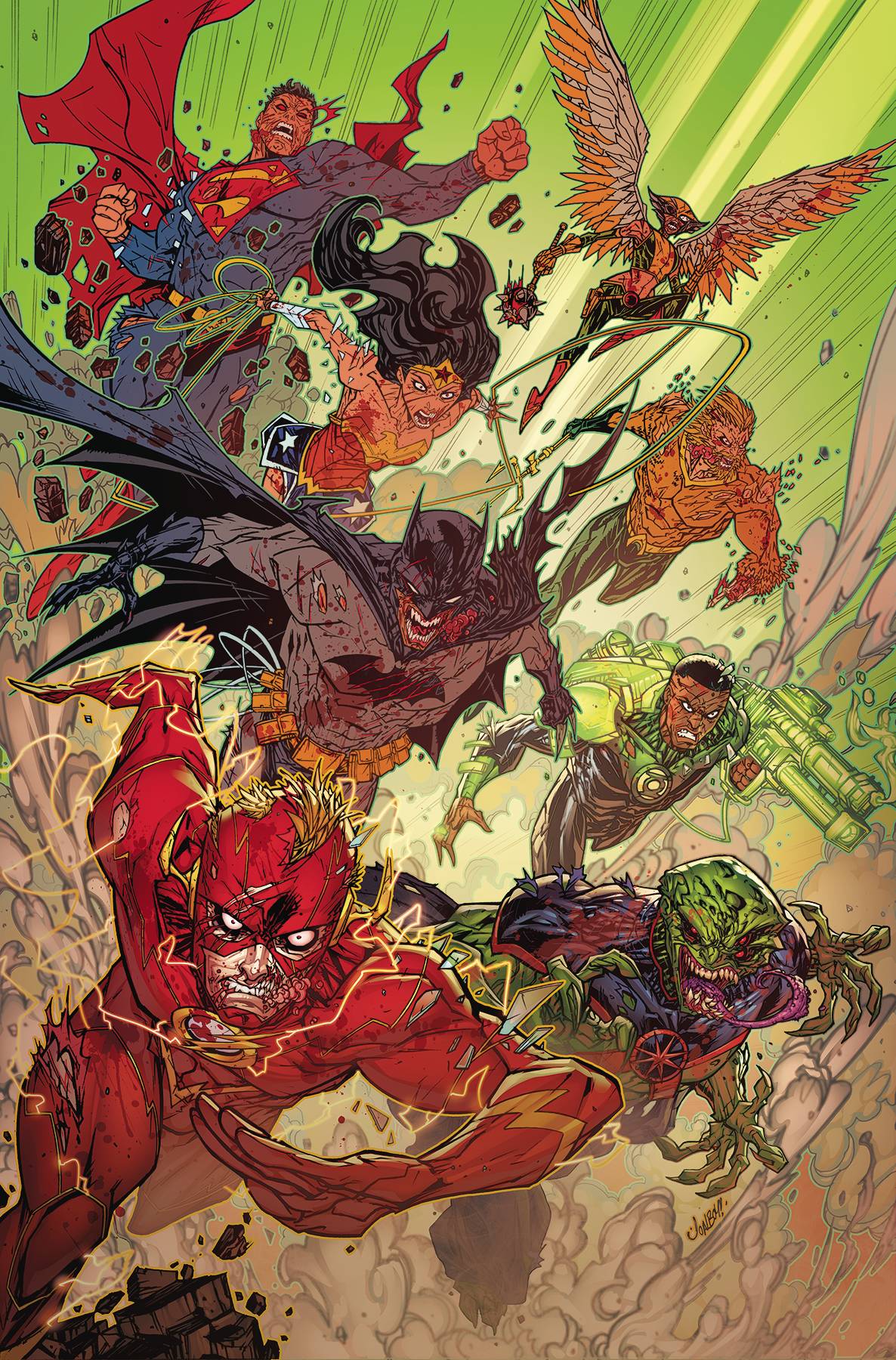 Justice League (2018) #33 Jonboy Meyers Card Stock Cover