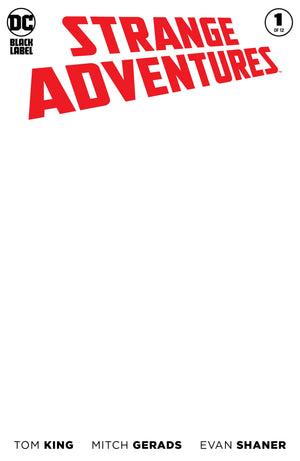 Strange Adventures (2020) #1 (of 12) Blank Cover