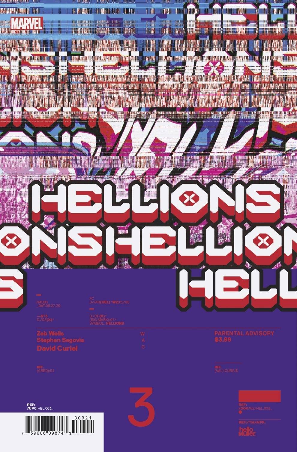 Hellions (2020) #03 Tom Muller Design Variant