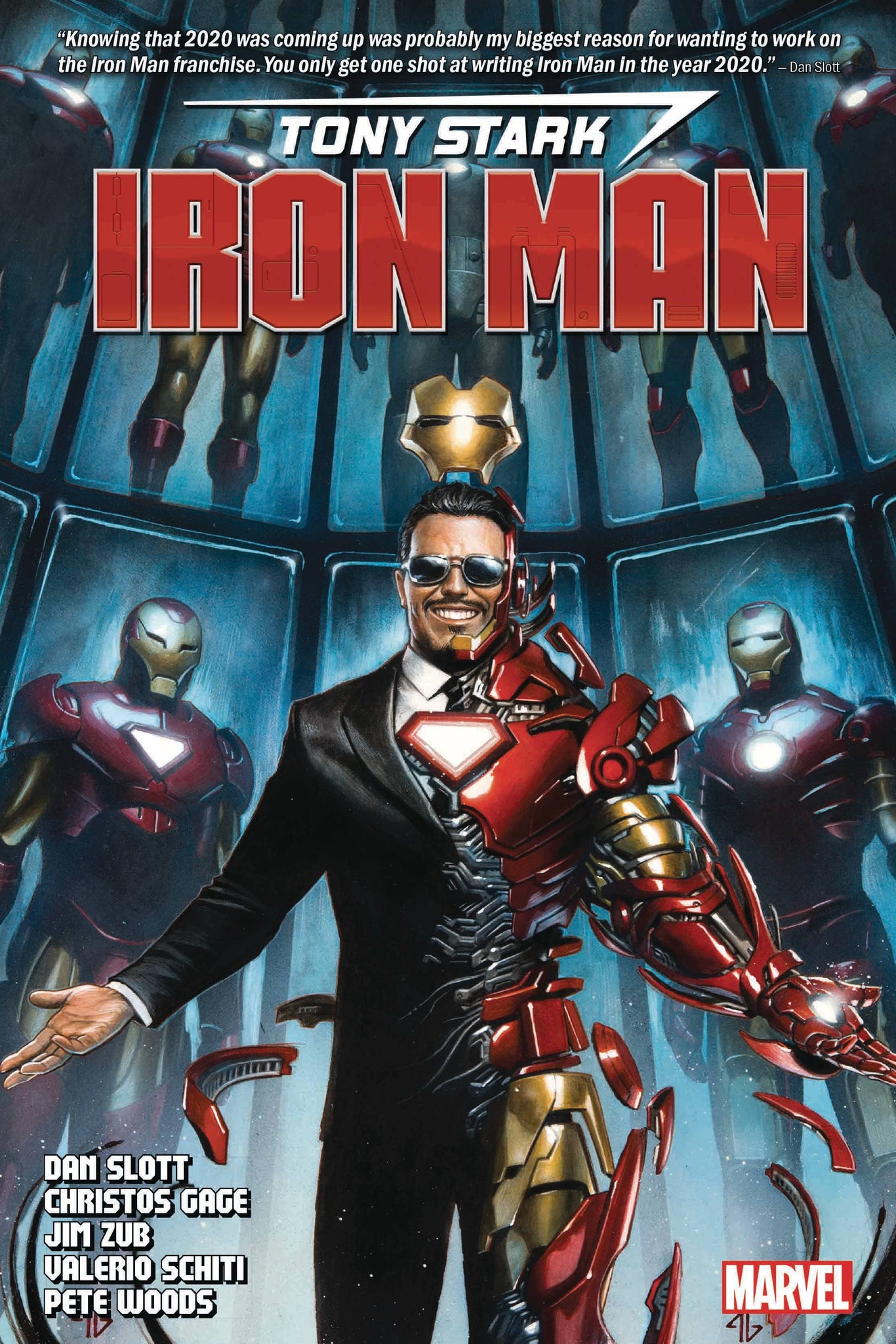 Tony Stark: Iron Man (2018) by Dan Slott Omnibus HC