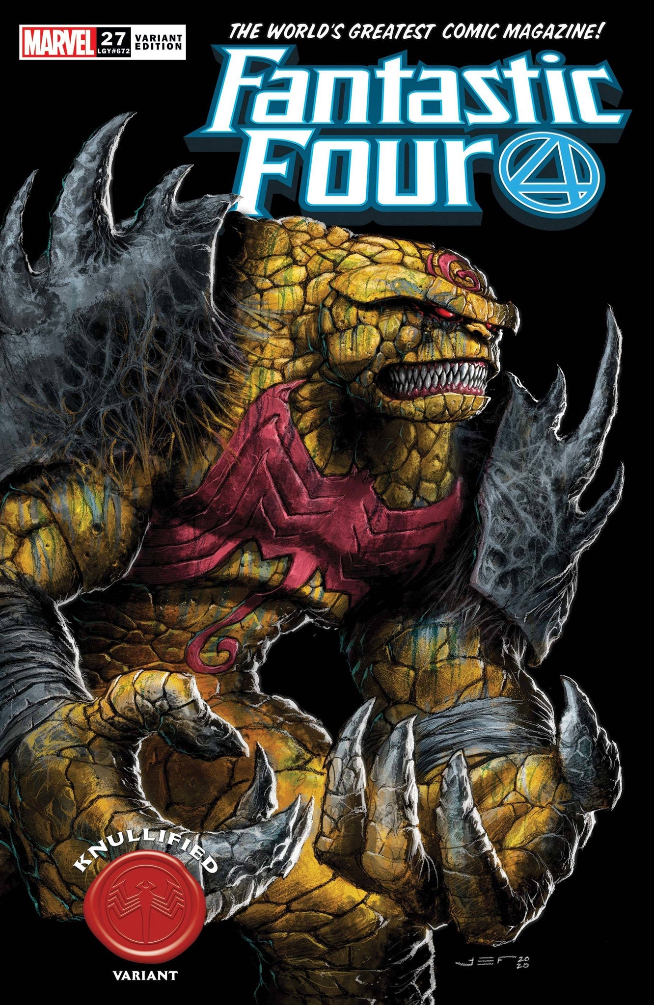 Fantastic Four (2018) #27 Juan Ferreyra Knullified Cover