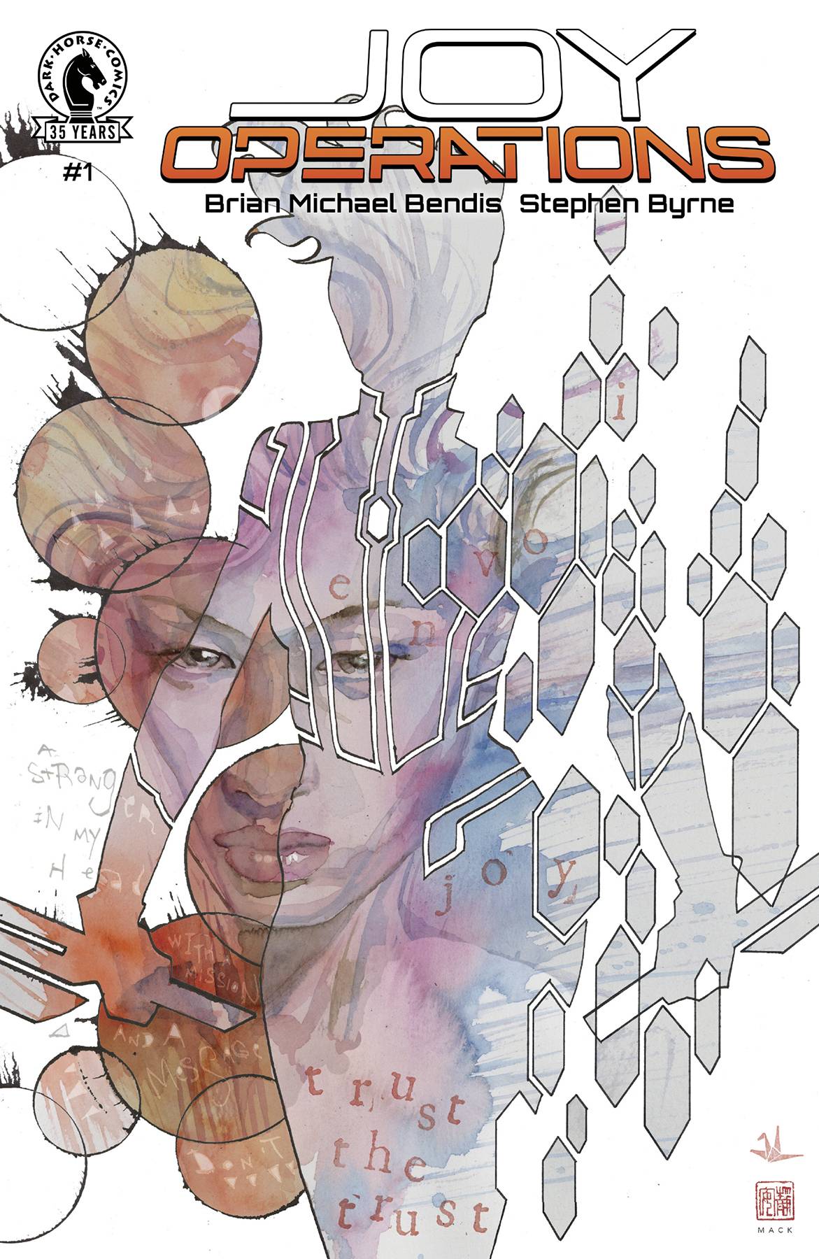 Joy Operations (2021) #1 (of 5) David Mack Cover