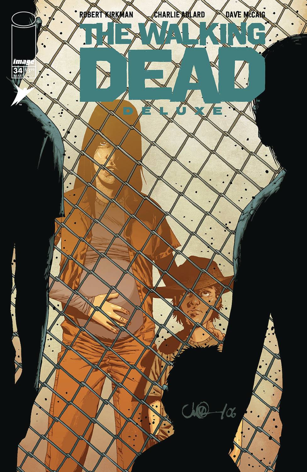 Walking Dead Deluxe #34 Charlie Adlard & Dave McCaig Cover