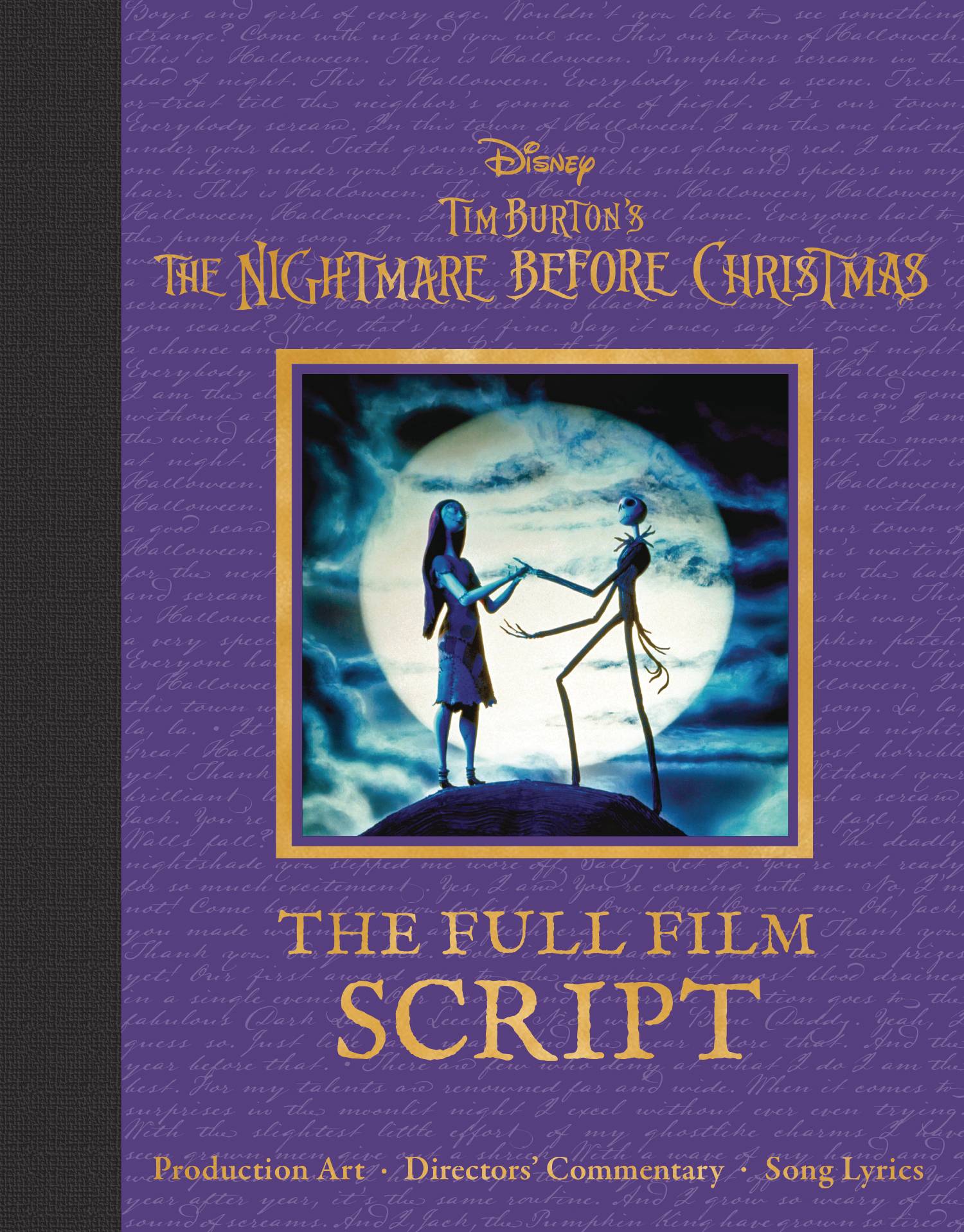 Nightmare Before Christmas - The Full Film Script HC