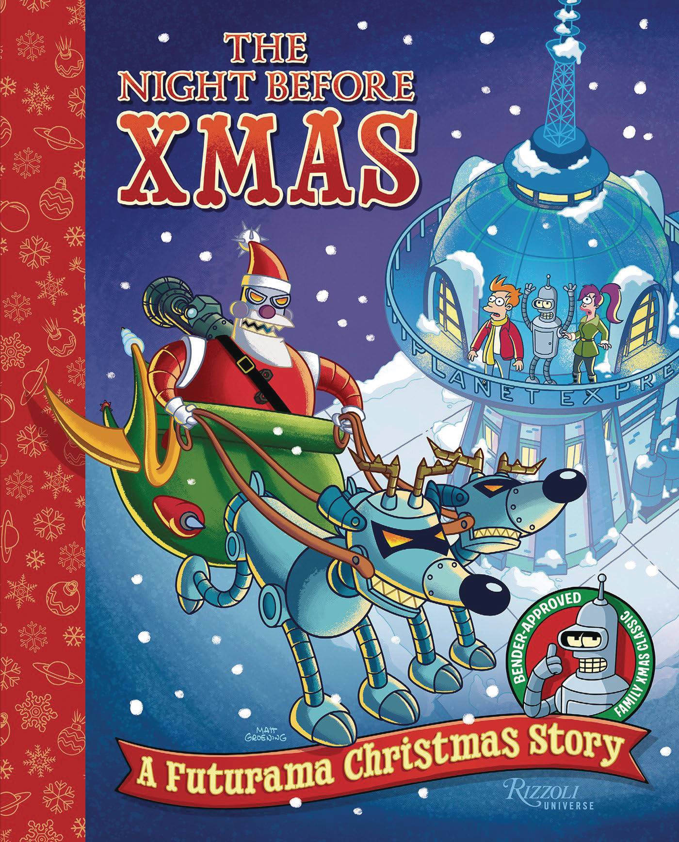 Night Before Xmas Futurama Christmas Story Hc