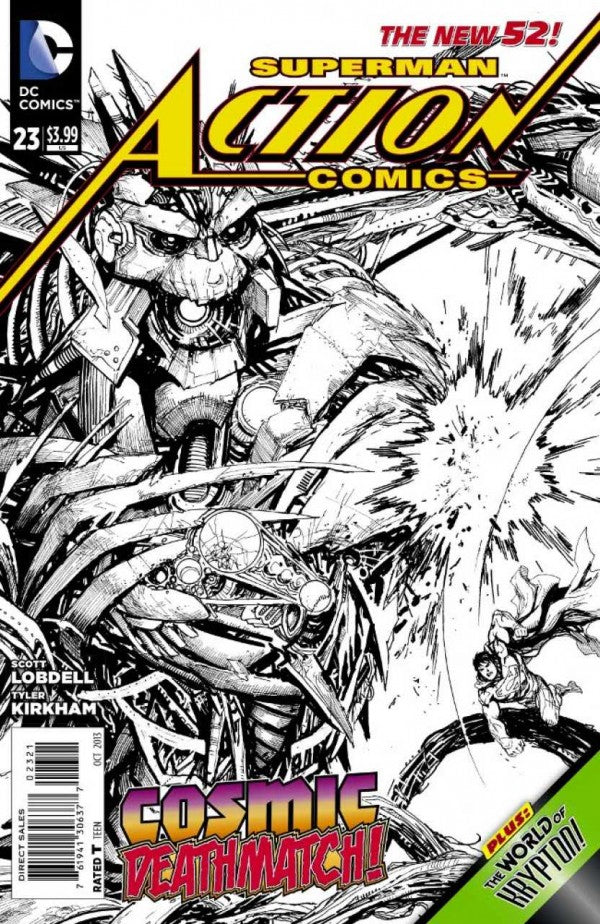 Action Comics (The New 52) #23 Black & White Variant