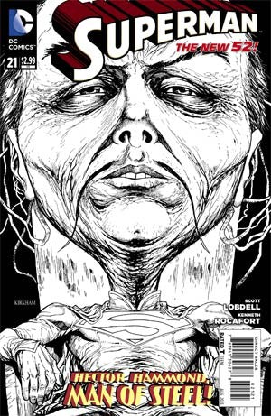 Superman (The New 52) #21 Black & White Variant