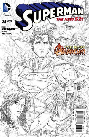 Superman (The New 52) #23 Black & White Variant