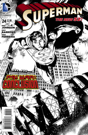 Superman (The New 52) #24 Black & White Variant