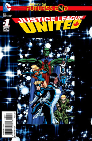 Futures End - Justice League United (2014) #1 (One-Shot) 3D Cover