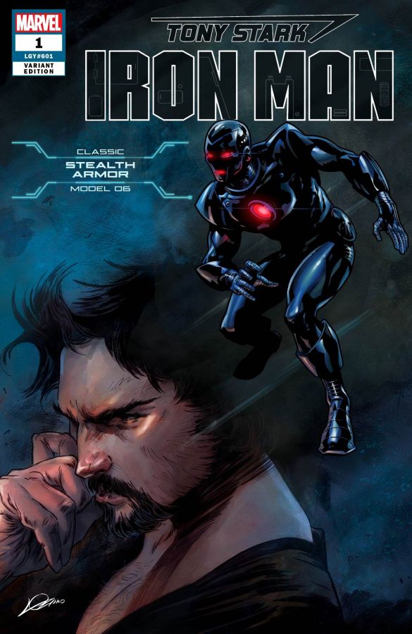 Tony Stark: Iron Man (2018) #01 Stealth Armor Model 06 Cover