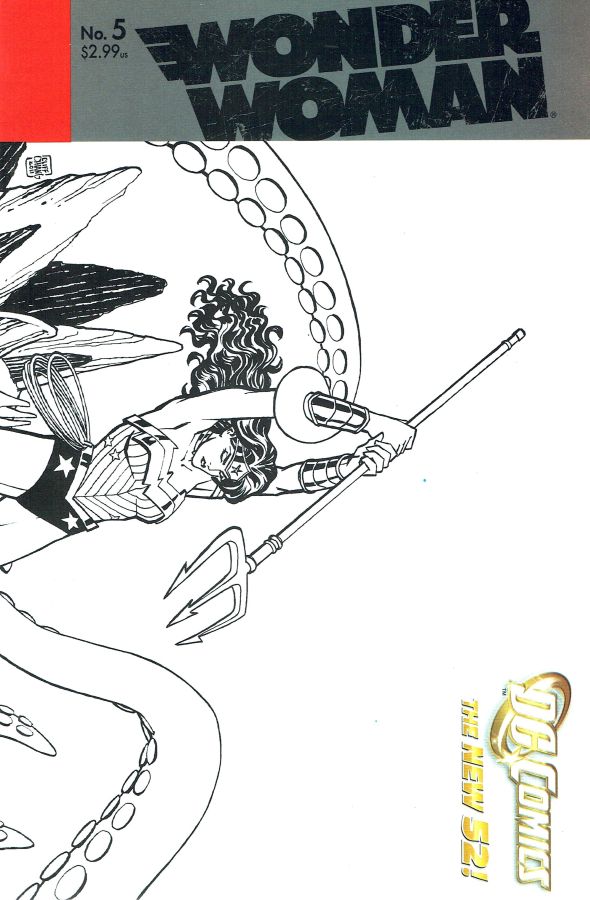 Wonder Woman (The New 52) #05 Black & White Variant