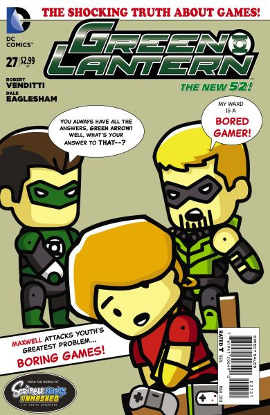 Green Lantern (The New 52) #27 Scribblenauts Unmasked Variant
