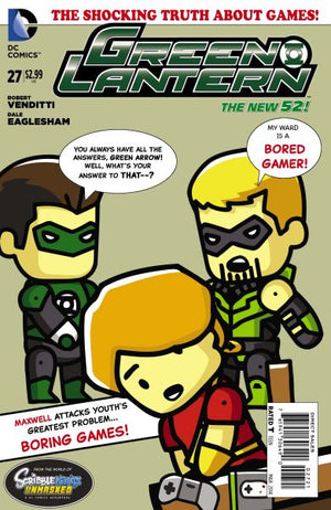 Green Lantern (The New 52) #27 Scribblenauts Unmasked Variant