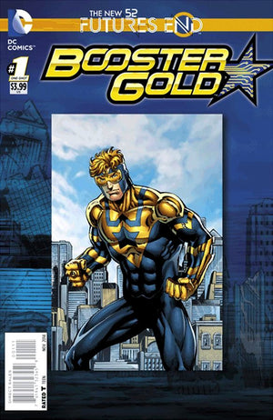 Futures End - Booster Gold (2014) #1 (One-Shot) 3D Cover