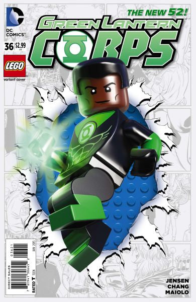 Green Lantern Corps (The New 52) #36 Lego Variant