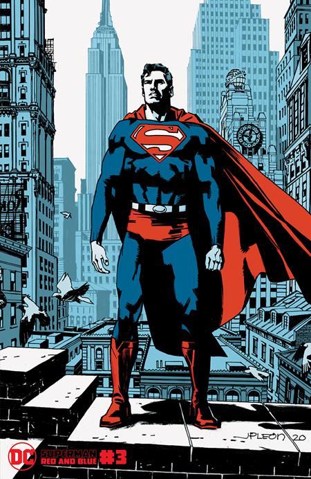 Superman: Red and Blue (2021) #3 (of 6) John Paul Leon Cover
