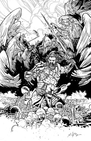 Skybound X (2021) #2 Andrei Bressan Black & White Variant