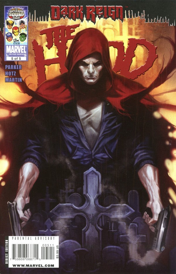 Dark Reign: The Hood #1-5 Comic Set