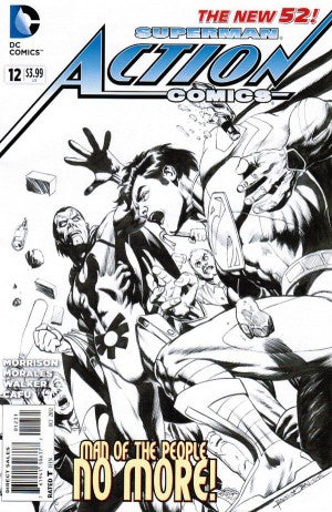 Action Comics (The New 52) #12 Black & White Variant