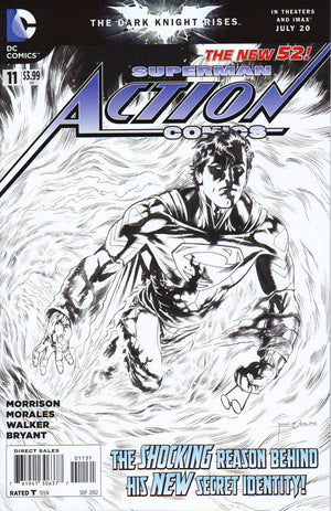 Action Comics (The New 52) #11 Black & White Variant