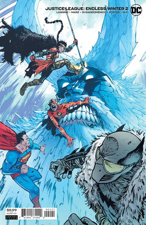 Justice League: Endless Winter (2020) #2 (of 2) Daniel Warren Johnson Card Stock Cover