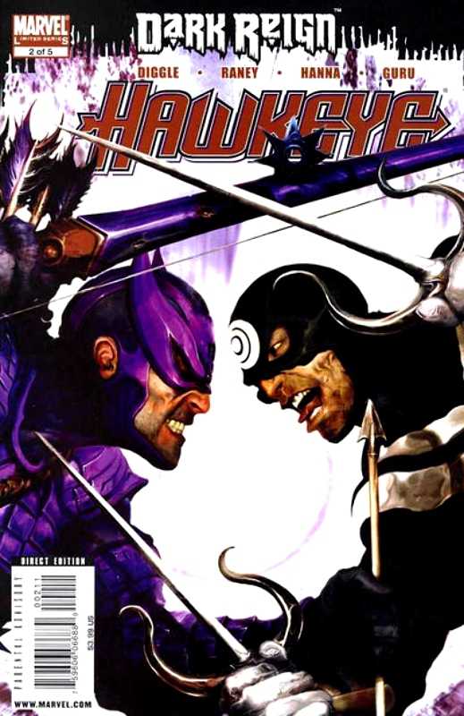Dark Reign: Hawkeye #1-5 Comic Set