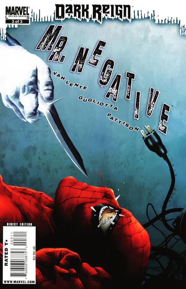 Dark Reign: Mr. Negative #1-3 Comic Set
