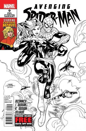 Avenging Spider-Man (2011) #09 2nd Print Sketch Variant