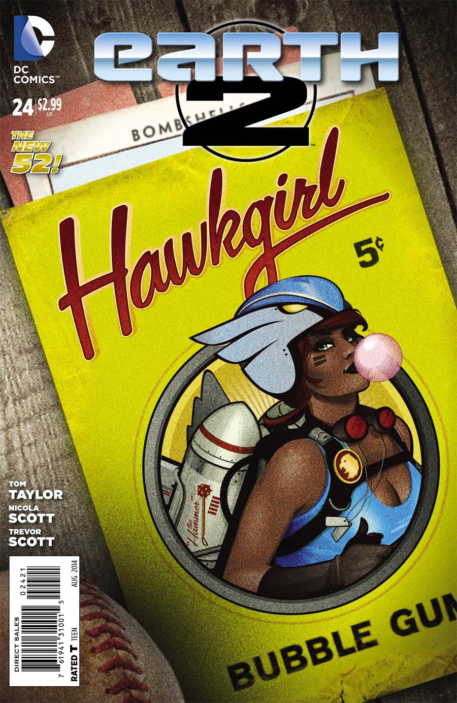Earth 2 (The New 52) #24 DC Bombshells Variant