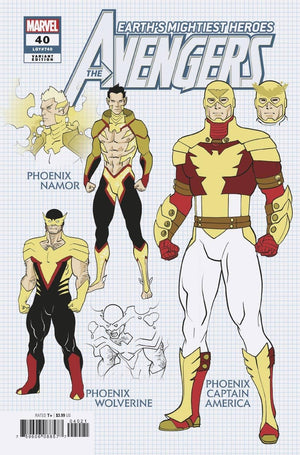 Avengers (2018) #40 Javi Garron Design Variant