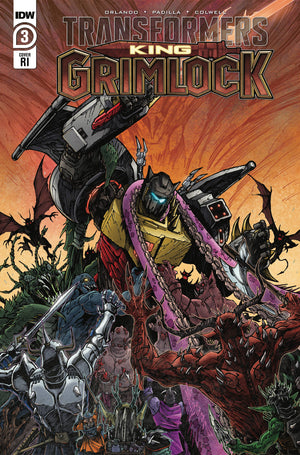 Transformers: King Grimlock (2021) #3 (of 5) Alex Milne Variant