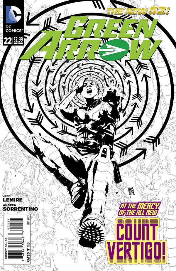 Green Arrow (The New 52) #22 Black & White Variant