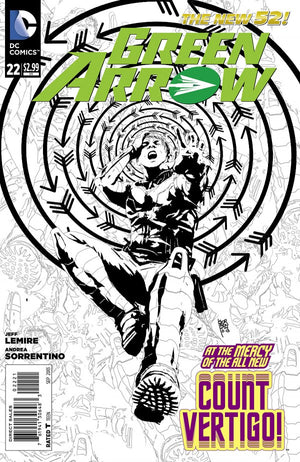 Green Arrow (The New 52) #22 Black & White Variant
