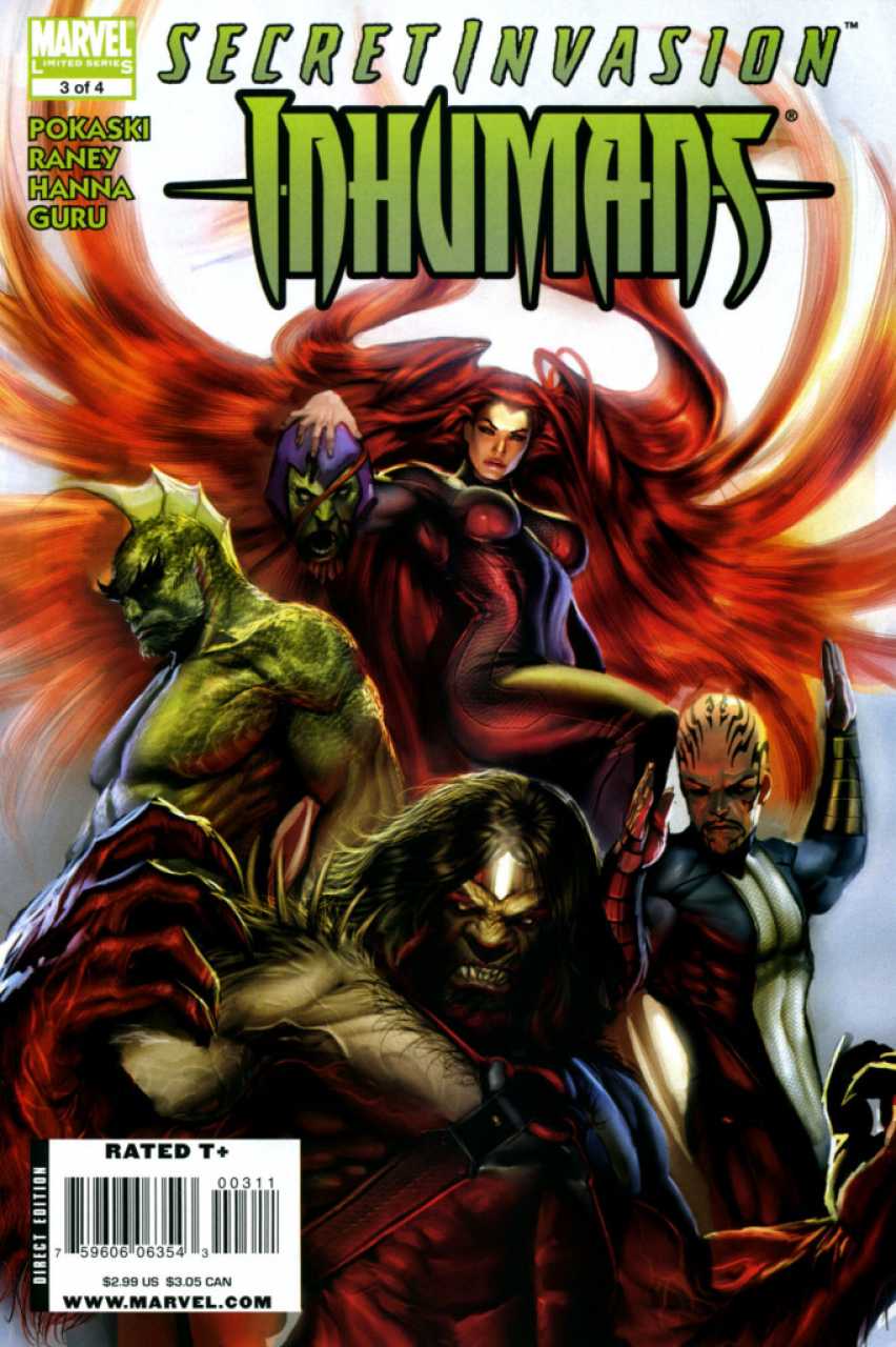 Secret Invasion: Inhumans #1-4 Comic Set