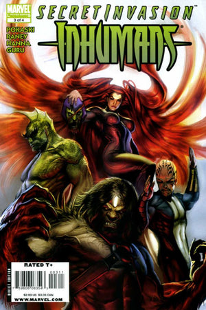 Secret Invasion: Inhumans #1-4 Comic Set