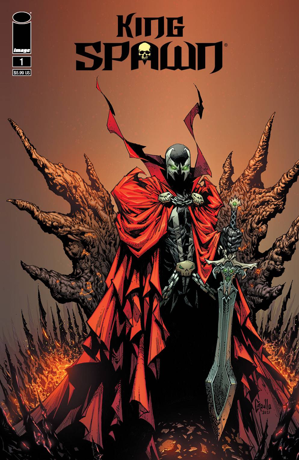 King Spawn (2021) #01 Greg Capullo Cover
