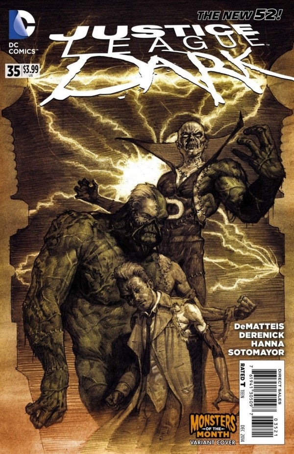 Justice League Dark (The New 52) #35 Monsters of the Month Variant