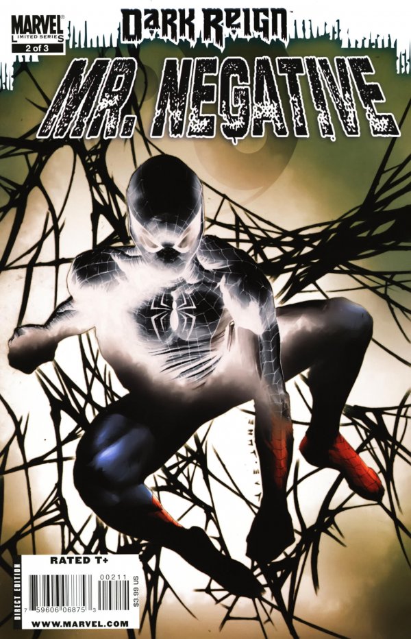 Dark Reign: Mr. Negative #1-3 Comic Set