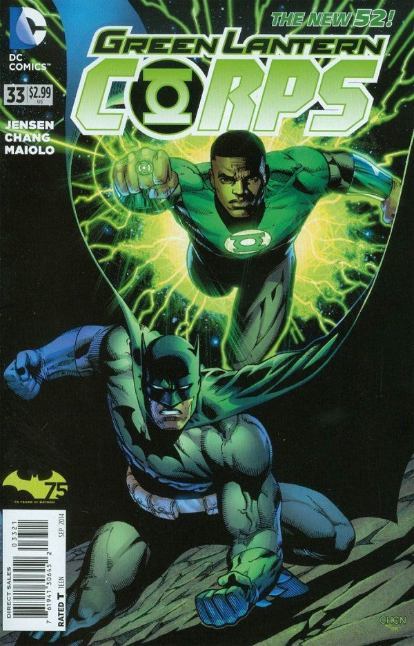 Green Lantern Corps (The New 52) #33 Batman 75th Anniversary Variant