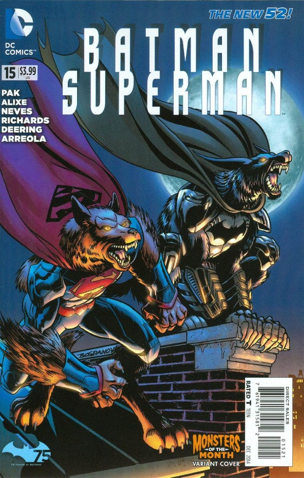 Batman / Superman (The New 52) #15 Monsters of the Month Variant