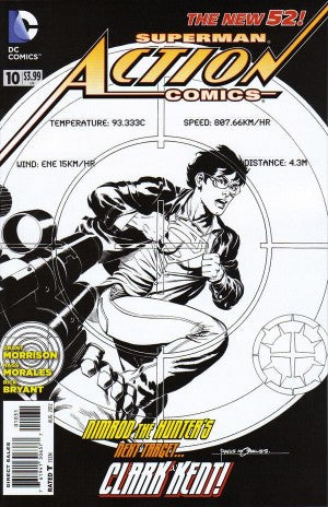 Action Comics (The New 52) #10 Black & White Variant