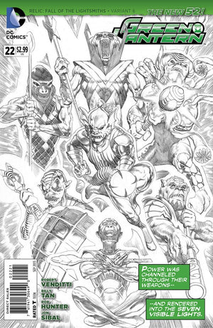 Green Lantern (The New 52) #22 Black & White Variant
