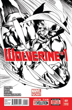 Wolverine (2013) #01 Alan Davis 1:100 Sketch Variant