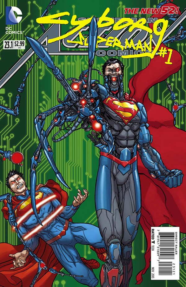 Action Comics (The New 52) #23.1 Standard Cover - Cyborg Superman