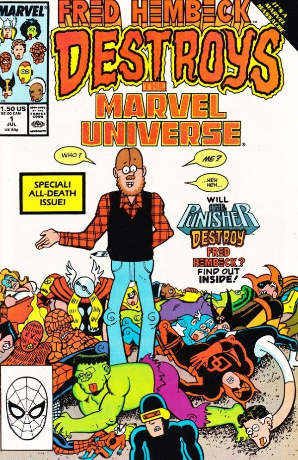 Fred Hembeck Destroys the Marvel Universe #1